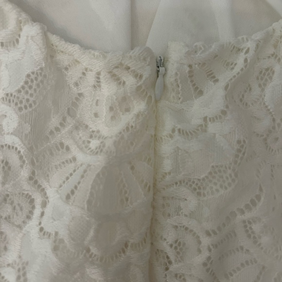Lulus - White Lace Backless Dress - Picture 5 of 13
